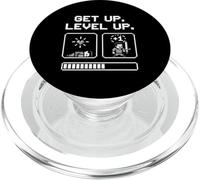 Get Up Motivational Gamer-Themed PopSockets PopGrip for MagSafe