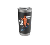 Get Up Stand Up Loves Paddle Board Stand Up Paddle Boarding Stainless Steel Insulated Tumbler