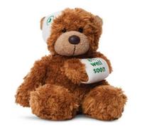 Get Well Bonnie Dark Bear 9 Inch - Brown