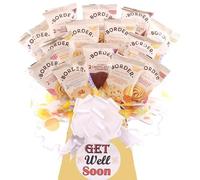 Get Well Border Biscuit Bouquet Gift, Get Well Biscuit Hamper