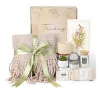 Get Well Gifts for Women - Feel Better Gift Baskets for Women After Surgery, Cancer Care Gifts for Friend, Sick Chemo Care Package, Encouraging Thinking of You Wellness Box For Her, Hug in A Box Gift