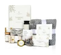 get well gifts for women, get well gifts for mom, girlfriend, wife, daughter, spa gift baskets for women with bath salts, oatmeal soap, blanket 11 pack