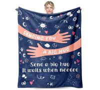 Get Well Gifts for Women Men, Hug Healing Soft Throw Blankets 50'' x 60'' Thinking of You Cheer Up Sympathy After Surgery Gifts for Family Sister Friends Coworkers