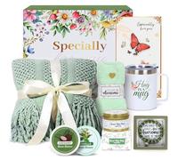 Get Well Gifts for Women - Self Care Box Thoughtful Relaxation Gift Basket for Mom, Wife, Friend, After Surgery, Recovery, Sympathy, Thinking of You, Encouragement, Feel Better, Comfort, Birthday