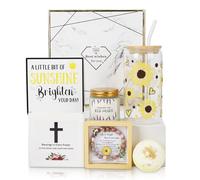 Get Well Gifts for Women Sympathy Gift Basket Inspiration Gifts for Women After Surgery, Thinking of You Gift for Recovery Friends, Sister, Mom, Encouragement Gift, Sunshine Gift Box