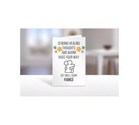 Get Well Soon A5 Card, Men or Women, Him or Her, (For Fiancé A5-04_28)