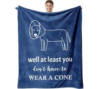 Get Well Soon Blanket Gifts for Women Men | Personalised Post-Surgery Recovery/Feel Better/Cheer Up/Empathetic Thoughtful Presents for Patients Friends Family, Soft fleece Healing Hug Throw