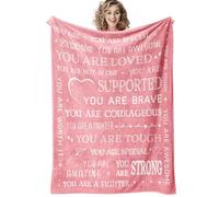 Get Well Soon Blanket,Valentines Day Gifts, Hug/Healing Blanket, Thinking of You/Cancer Care/Sympathy/After Surgery Gifts for Boyfriend/Girlfriend, Sister, Coworkers, Soft Blankets 130x150cm