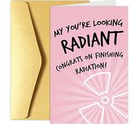 Get Well Soon Cancer Care Card for Chemo Patient, Funny Radiation Treatment Card, Radiation Therapy Gift, Congrats on Finishing Radiation