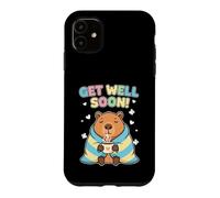 Get Well Soon Capybara Cozy Case for iPhone 11