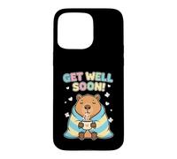 Get Well Soon Capybara Cozy Case for iPhone 15 Pro Max