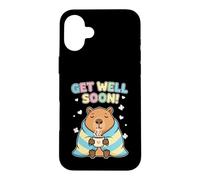 Get Well Soon Capybara Cozy Case for iPhone 16 Plus