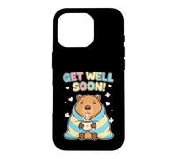 Get Well Soon Capybara Cozy Case for iPhone 16 Pro