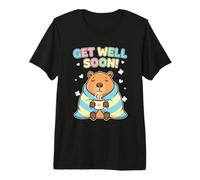 Get Well Soon Capybara Cozy Premium T-Shirt