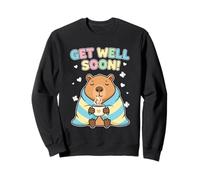 Get Well Soon Capybara Cozy Sweatshirt