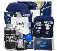 Get Well Soon Care Package for Men - Chemo and Surgery Recovery Gift Basket for Sick Friends With Tumbler - Thinking of You Box for Dad Brother