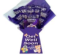 Get Well Soon chocolate bouquet hamper gift box (Compatible with CADBURY BUTTONS)