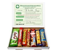 Get Well Soon Chocolate Gift Box - Prescription Style Letterbox Friendly Sweets Hamper, Feel Better Soon Care Package, Cheer Up Chocolate Selection Gift for Him & Her