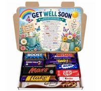 GET WELL SOON Chocolate Poem Choccie Gift Box - Letterbox Gift - Gift for uplifing, Heartfelt poem