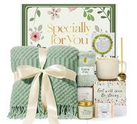 Get Well Soon Gift Basket for Women - Recovery Self Care Package, After Surgery Comfort Box, Sympathy & Bereavement Gifts, Thinking of You, Miscarriage, Grief or Mother’s Day Care Package