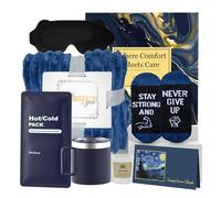 Get Well Soon Gift Basket Men, Care Package for Men, Get Well Soon Gifts for Man with Hot Cold Pack, After Surgery, Cancer Gifts, Sympathy Gift Basket, Feel Better, Sick Friend, Recovery, Dad, Husband