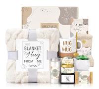 Get Well Soon Gifts Basket for Women, Gift Basket for Sick Friends After Surgery, Birthday Gifts for Women Self Care Set, Relaxing Spa Gifts Basket, Feel Better Encouragement Comfort Box for Her