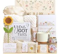Get Well Soon Gifts Baskets for Women Self Care Package After Surgery Gifts | Feel Better Hug In a Box Gifts for Women Cancer Sick Friends Mom Her, Inspirational Thinking of You Recovery Gifts w/ Blanket