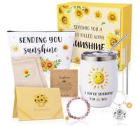 Get Well Soon Gifts,Birthday Gifts for Women,Sunflower Gifts,Sending You Sunshine,Unique Relaxation Gifts Box for Best Friend,Thinking of You Gifts
