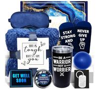 Get Well Soon Gifts for Men After Surgery Cancer- Chemo Care Package Get Well Gift Basket - Get Well Basket for Men Dad Friend Brother, Sympathy Thinking of You Feel Better Inspirational Gifts for Man