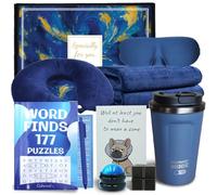 Get Well Soon Gifts for Men, After Surgery Cancer Gifts for Men Chemo Care Package Get Well Basket for Sick Friends, Thinking of You Feel Better Birthday Gifts Box Dad Brother w/Tumbler, 3D Eye Mask