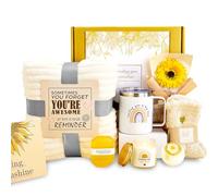 Get Well Soon Gifts for Women, Care Package Gift Feel Better Basket Warm After Surgery Recovery Encouragement Gift Sending You Sunshine Box with Blanket