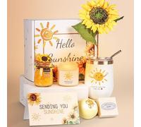 Get Well Soon Gifts for Women - Sunflower Sending You Sunshine - Birthday Gift for Women, Mom, Best Friend Care Package - Feel Better for Sick Friends After Surgery Thinking of You
