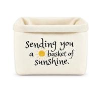 Get Well Soon Gifts for Women, Sunshine Bread Storage Basket, Inspirational Hug in a Box Gift, Sunshine Gifts, Bread Basket Present for Kitchen Storage, Gift for Mum, Grandma and Friends