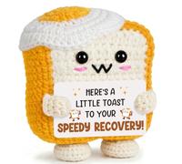 Get Well Soon Gifts, Positive Affirmation Gift - Handmade Crochet Toast