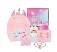 Get Well Soon Kids Gift - Better Gift for Kids - Kids - Better Basket - Care for Girls - Get Well Soon Unicorn Plush Pillow - Well Gift Set for Girls After Surgery