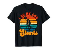 Get Well Soon Leg Injury Broken Knee I Do All My Own Stunts T-Shirt