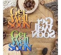 Get Well Soon Letter Metal Die Cuts,Merry Christmas Celebrate Wedding Card Cutting Dies Cut Stencils DIY Scrapbooking Decorative Embossing Paper Scrapbooking Card Making