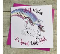 Get Well Wishes Card - To a Special Little Girl - Get well soon by WHITE COTTON CARDS DT191