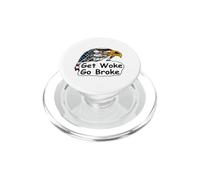 Get Woke Go Broke PopSockets PopGrip for MagSafe