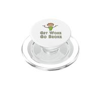 Get Woke Go Broke PopSockets PopGrip for MagSafe
