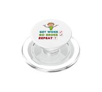 Get Woke Go Broke PopSockets PopGrip for MagSafe