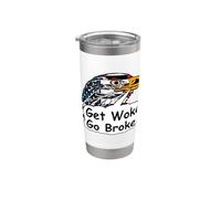Get Woke Go Broke Stainless Steel Insulated Tumbler
