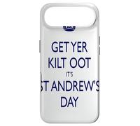 Get Yer Kilt Oot Its St Andrews Day Blue Text Case for iPhone Air