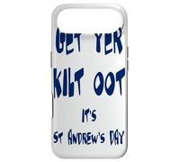 Get Yer Kilt Oot Its St Andrews Day Fun Blue Text Case for iPhone Air