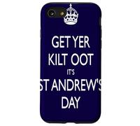 Get Yer Kilt Oot Its St Andrews Day White Text Case for iPhone SE (2020) / 7/8