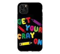 Get Your Cray on Teacher Outfit It's The First Day Of School Case for iPhone 11 Pro Max