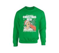 Get Your Hands Off My Present Christmas Jumper, Funny Democracy Manifest Sweatshirt, Succulent Chinese Meal Sweatshirt, Xmas Unisex Top(XL, Irish Green)