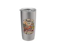 Get Your Kicks 100 Years Gas Snacks Bad Decisions Stainless Steel Insulated Tumbler