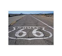 Get Your Kicks on Route 66，Jigsaw Puzzles for Adults 1000 Piece, Classic Puzzle Teens Boys Girls Puzzles Sturdy Tight Fitting Pieces,Letters On Back for Ideal Challenging And Gift（38x26cm）-AH75