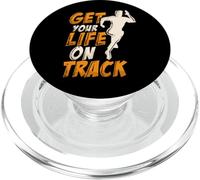 Get Your Life On Track Athlete Motivation PopSockets PopGrip for MagSafe